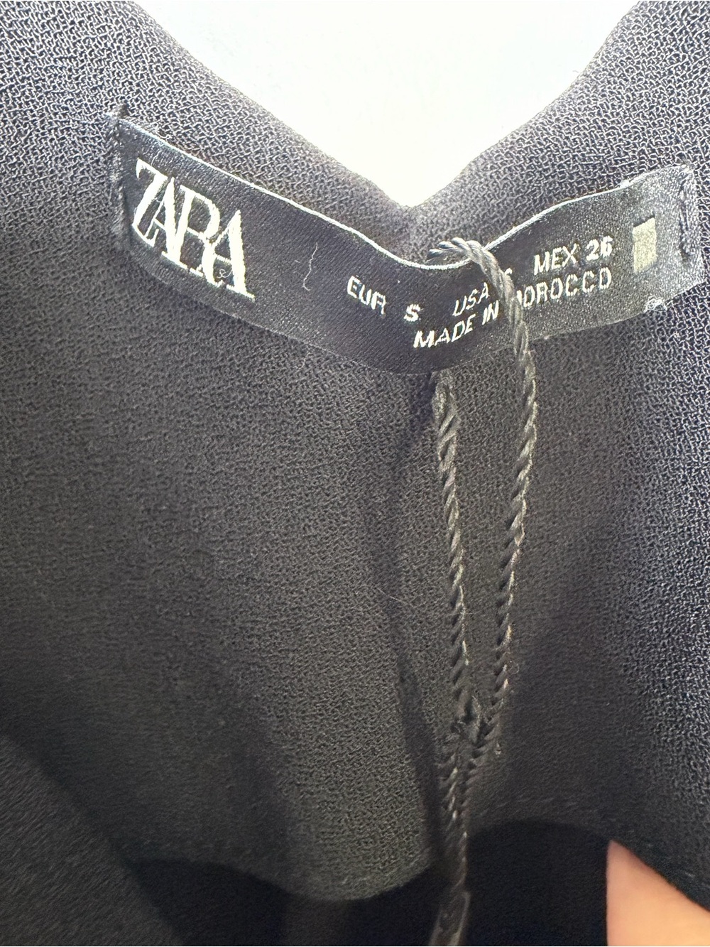 Zara Black V-Neck Fitted Maxi Dress - Picture 4 of 6